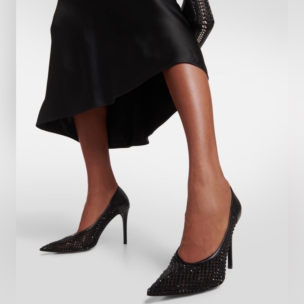 Stella McCartney Stella Iconic Studded Mesh Pumps - NWT